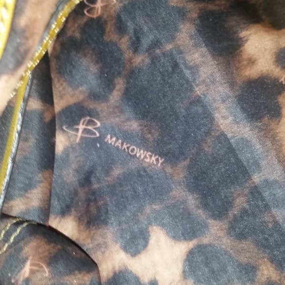 B. Makowsky mustard yellow large soft leather satchel - Picture 10 of 12